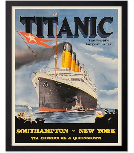 Amazon.com: 1912 Titanic R.M.S. White Star Maiden Voyage Largest